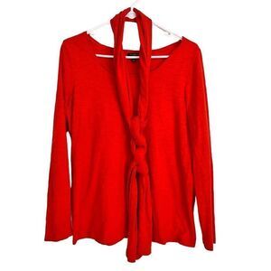 Talbots Long Sleeve Top with Scarf Size LP